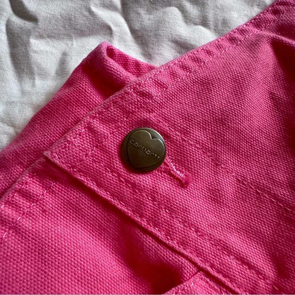 Carhartt‎ Girls Canvas Bib Overalls Pink
